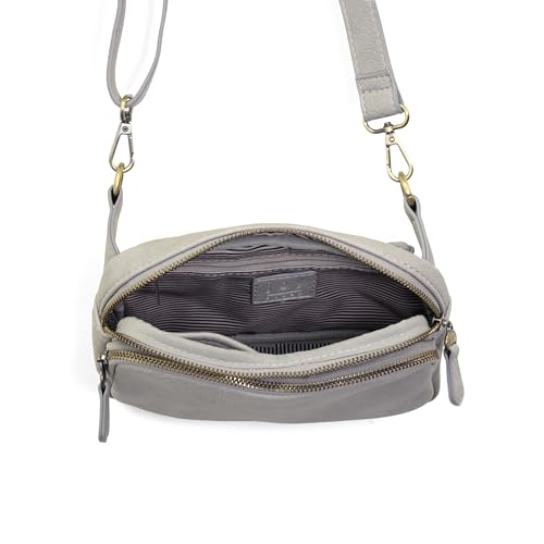 Image of Joy Susan Womens Fashion Purse Kylie Double Zip Sling Belt Bag