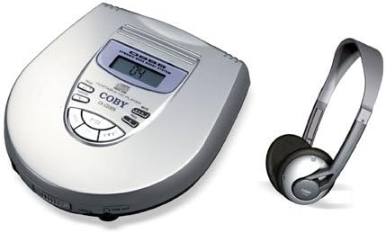 Coby CX-CD305 Coby- CX-CD305-SLIM Personal CD Player with Fm Radio
