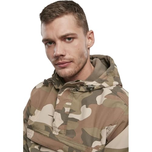 Image of Men's Fleece-Lined Quarter Zip Windbreaker Pullover