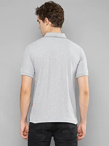 Image of Allen Cooper Solid Pure Cotton Polo Tshirts for Men