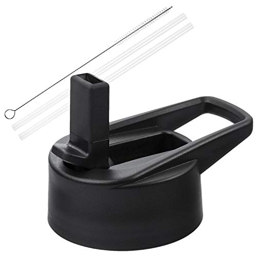 NaNa Straw Lid for Hydro Flask Wide Mouth, Straw Lid with Straws for Hydroflask Wide Mouth 18 32 40 oz,Hydro Straw Top Flask Lid Water Bottle Accessories Replacement Lids