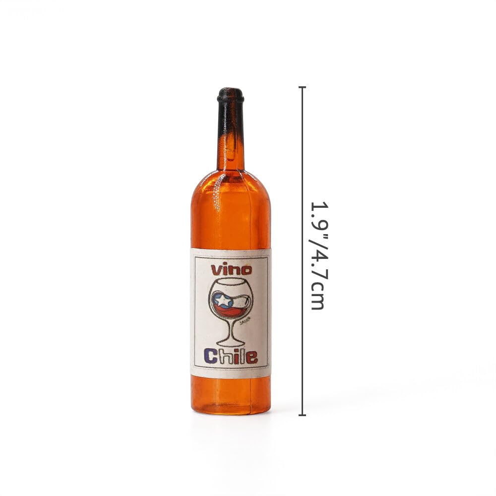 Amazon.co.jp: Odoria 1/6 ミニチュア 酒 お酒 ビール ワイン