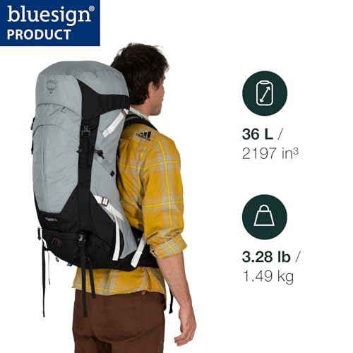 Image of Osprey Stratos 36L Men's Hiking Backpack, Seaweed /Matcha Green