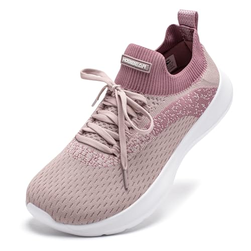 HOBIBEAR Mens Wide Toe Box Running Shoes/Womens Lightweight Walking Sneakers for Jogging