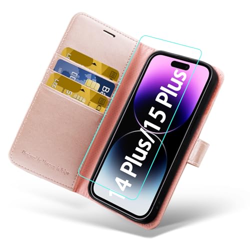 MONASAY for iPhone 15/14 Plus 5G Wallet Case