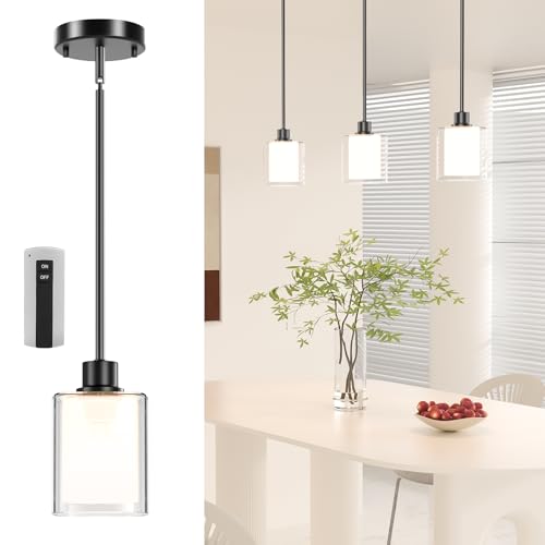 Pendant Light Kitchen Island Lighting, Height Adjuatable Rod...