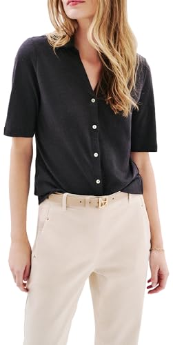 T-Shirt à Manches Courtes Femme Caroll 251t-tevelina aux Finitions Premium