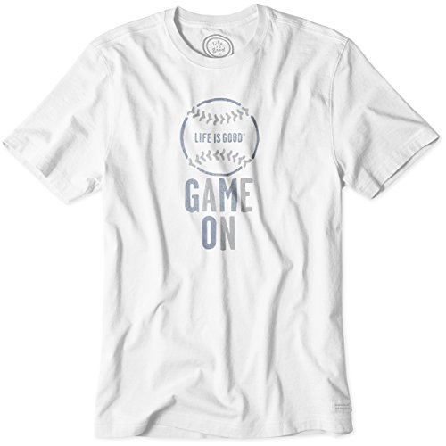Life is good Men's Crusher Game on Baseball Tee