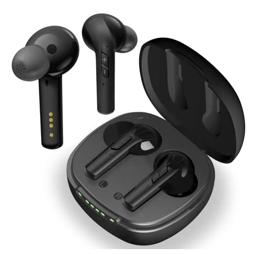 Dellona D40 Hearing Aids For Seniors Severe Hearing Loss, 4 Different Modes Noise Cancelling 2022 Hearing Aid Earbuds, Waterproof Hearing Aids For Adults, Digital Hearing Amplifiers For Seniors, Black