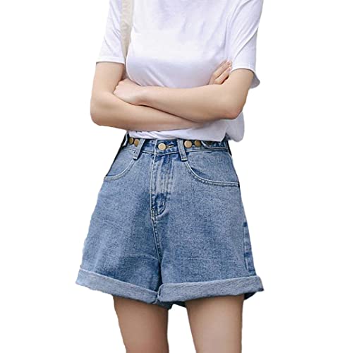 Short en jean ample taille haute pour une liberté de mouvement maximale