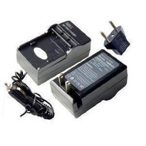 Replacement A/C D/C Rapid Battery Charger Compatible with Canon PowerShot SX200 is, SX210 is, SX220 HS, SX230 HS, CB-2LX (Including Car Cord and European Plug Adapter)