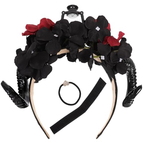 Bandeau de mouton gothique pour Halloween et décoration de scène