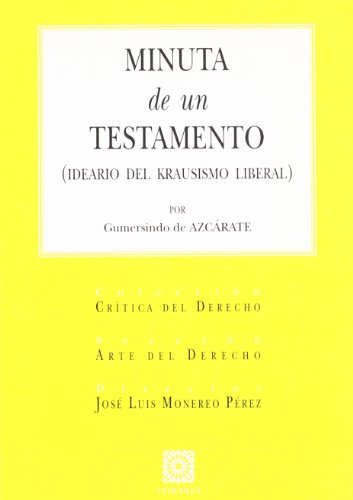 Portada de Minuta de un testamento en el ordenamiento jurídico español