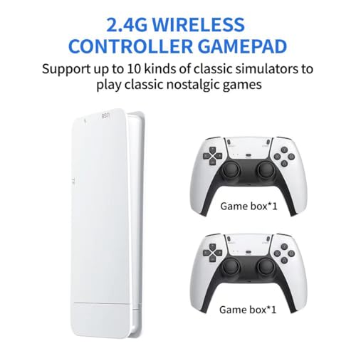 Bastão de jogo retrô M15, saída HDMI 4K e controle sem fio, console de videogame Plug and Play com m