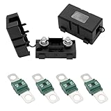 SUCANY 2 Stück ANS Auto-Sicherungshalter und 4 Stück 40A Midi Hochstromsicherung Bolt-on Sicherung,für PKW, LKW, Baufahrzeuge, Busse, Wohnwagen