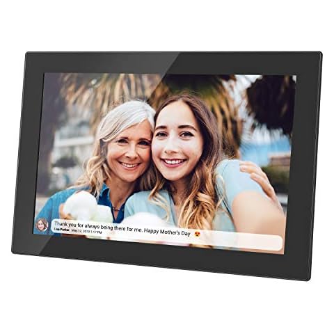 Feelcare Digital WiFi Picture Frame 10 inch, Send Photos or Videos from Anywhere, 16GB Storage,1280x800 IPS HD Display,Touchscreen for Easy Navigation Cover
