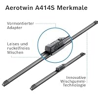 Bosch Scheibenwischer Aerotwin A414S, Länge: 650mm/400mm – Set für – Ansicht 6
