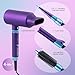 John Frieda 4-in-1 Hair Styler Set with Dryer, Ceramic Flat Iron, Curling Wand, and Heated Brush, Portable Styling Tools for All Hair Types, Anti-Frizz & Shine Enhancement