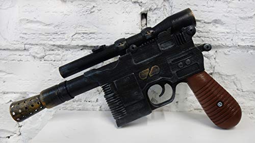 Designed By Dl-44 Han Solo Blaster From Star Wars Full Scale, Free Star Wars Banner, Plastic Light And Durable. Safe, Does Not Shoot #TOP1