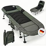 Q-Tac Karpfenliege [Stabil, Bequem & Leicht zu Reinigen] - Angelliege...