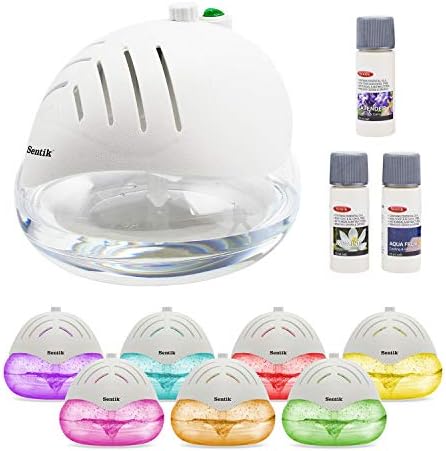 Sentik® Air Purifier and Ioniser with Colour Changing LED Light and 3 Free Fragrances