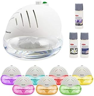 Sentik® Air Purifier and Ioniser with Colour Changing LED Light and 3 Free Fragrances
