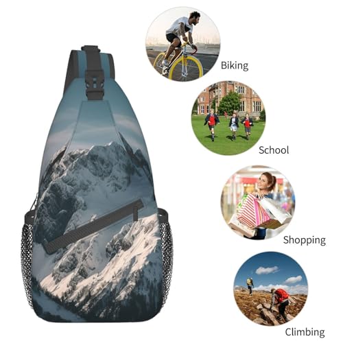 Bolso tipo sling unisex para ciclismo y senderismo miniatura 6