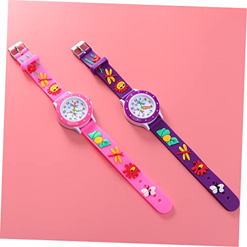 Mikikit Digital 3D Wrist Watch for Kids Kids Watch for Girls Safe Stylish Random Color3