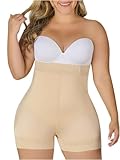 M&D Fajas Colombianas Levanta Cola Shapewear for Women Colombian Girdles-Reducing and Shaping Beige M