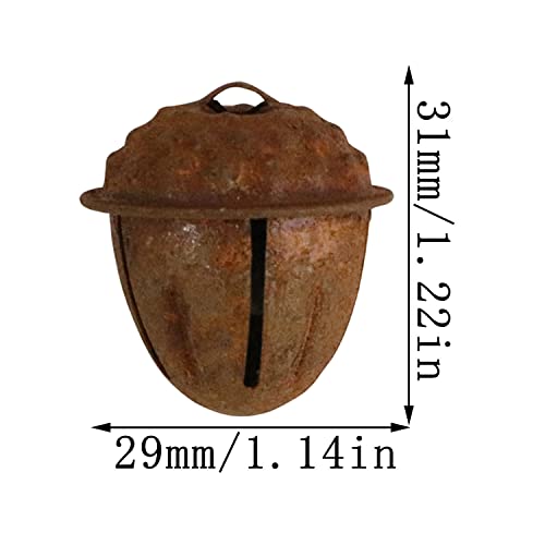 4PCS-Acorn-Shape-Country-Primitive-Craft-Jingle-Bells-Vintage-Style-Rusty-Hanging-Bell-Christmas-Bell-Metal-Door-Bell-for-DIY-Craft-Elephant-Dog-Camel-Offices-Home-Garden-Xmas-Decoration 4PCS Acorn Shape Country Primitive Craft Jingle Bells Vintage Style Rusty Hanging Bell Christmas Bell Metal Door Bell for DIY Craft Elephant Dog Camel Offices Home Garden Xmas Decoration
