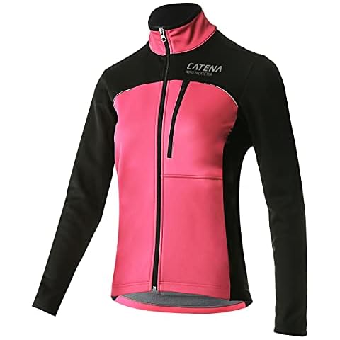 M MYSENLAN CATENA Womens Windproof Fleece thermal Jacket Bicycle Jackets, Warm Windbreaker Coats For Women (L-P, M) Cover