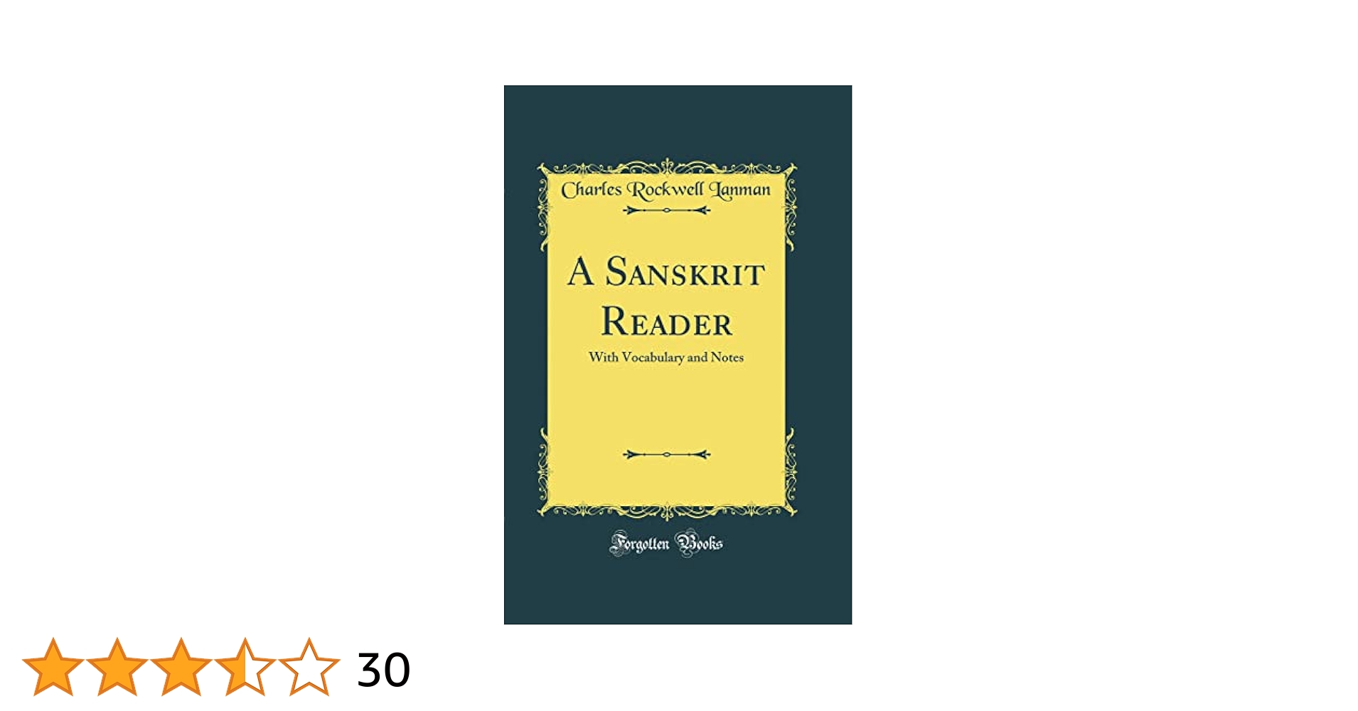 Sanskrit Reader サンスクリット教本古典 A Sanskrit Reader