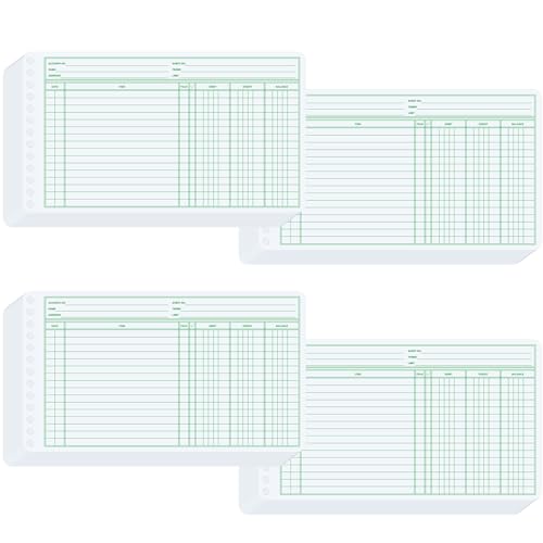 Feuilles de grand livre Skyygemm 400 pages pour suivre les soldes de compte