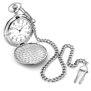 Charles Hendon Personalised Engraved Silver Gold or Black Pocket Watch. Men’s Gift. Free Engraving