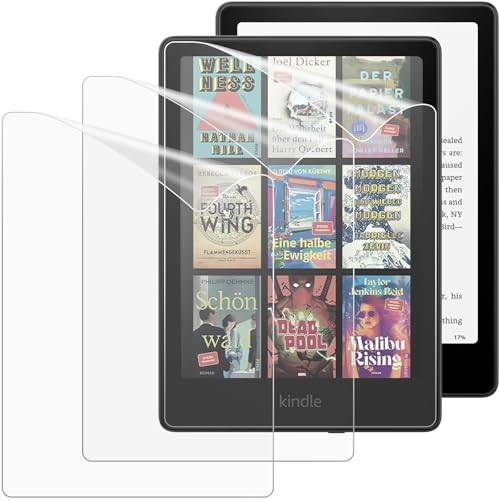 MoKo 3 Stück Schutzfolie für Kindle Paperwhite 7 Zoll 12. Generation 2024 und Kindle Colorsoft Signature Edition, Boox Go 7,Kobo Libra-Anti-Glare Premium PET-Displayschutzfolie matter Displayschutz