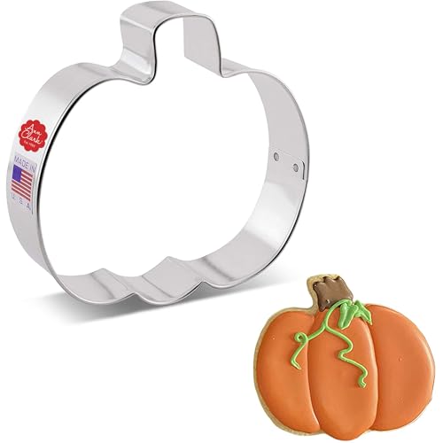 Ann Clark Jack-O-Lantern Pumpkin Cookie Cutter, Large 4” Made in
