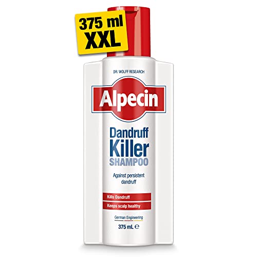 Alpecin Dandruff Killer Shampoo 375ml | Effectively Removes and Prevents Dandruff | Hair Care for Men Made in Germany