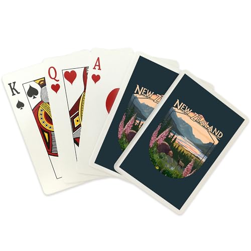 Baraja de cartas Lantern Press Póker 52 piezas miniatura 2