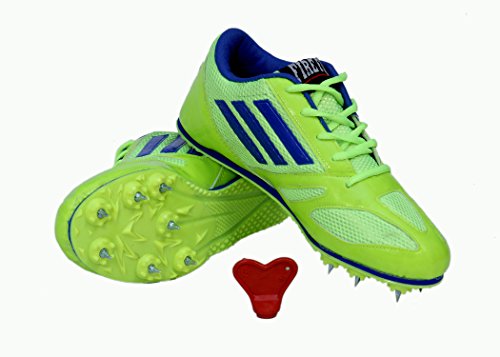 CW Firefly Athletic Running Bolt Green Spikes Tracking Hiking Walking Men’s Light Weight Shoes
