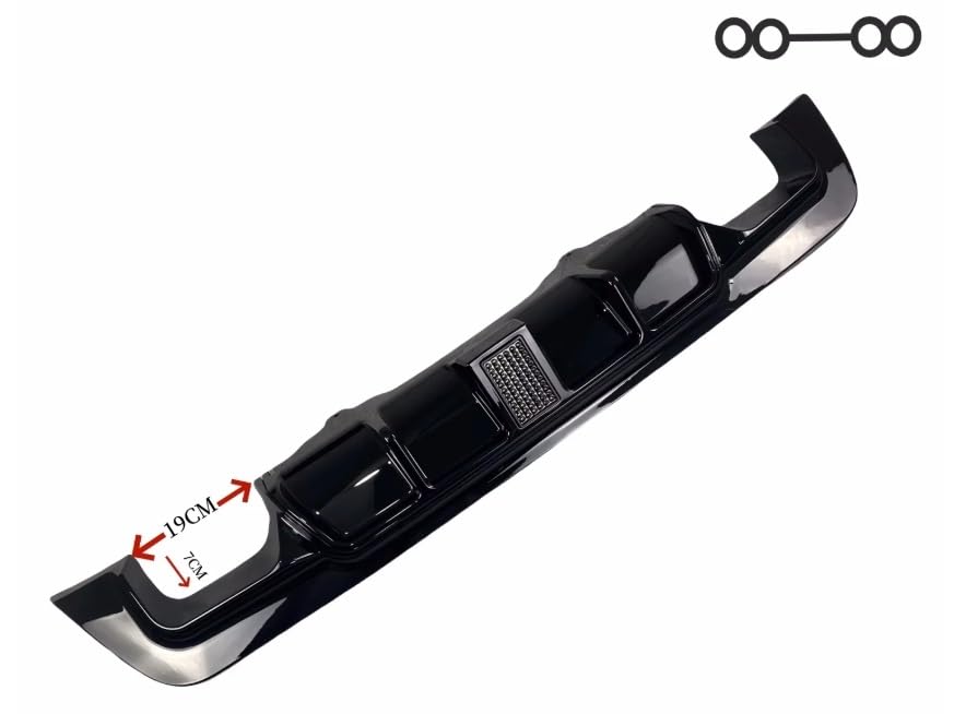 Difusor trasero E60 E61 Serie 5 pack M spoiler de parachoques 2004-2010 5