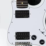 OriPure Alnico 5 podwójna cewka przetwornik do gitary na szyję Humbucker 50 mm 7,9 K do części zamiennej do gitary elektrycznej, czarny