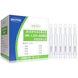 SHAOTONG 16 Gauge 1.2 Inch Luer Lock Accessories Disposable Lab Supplies, Pack of 100