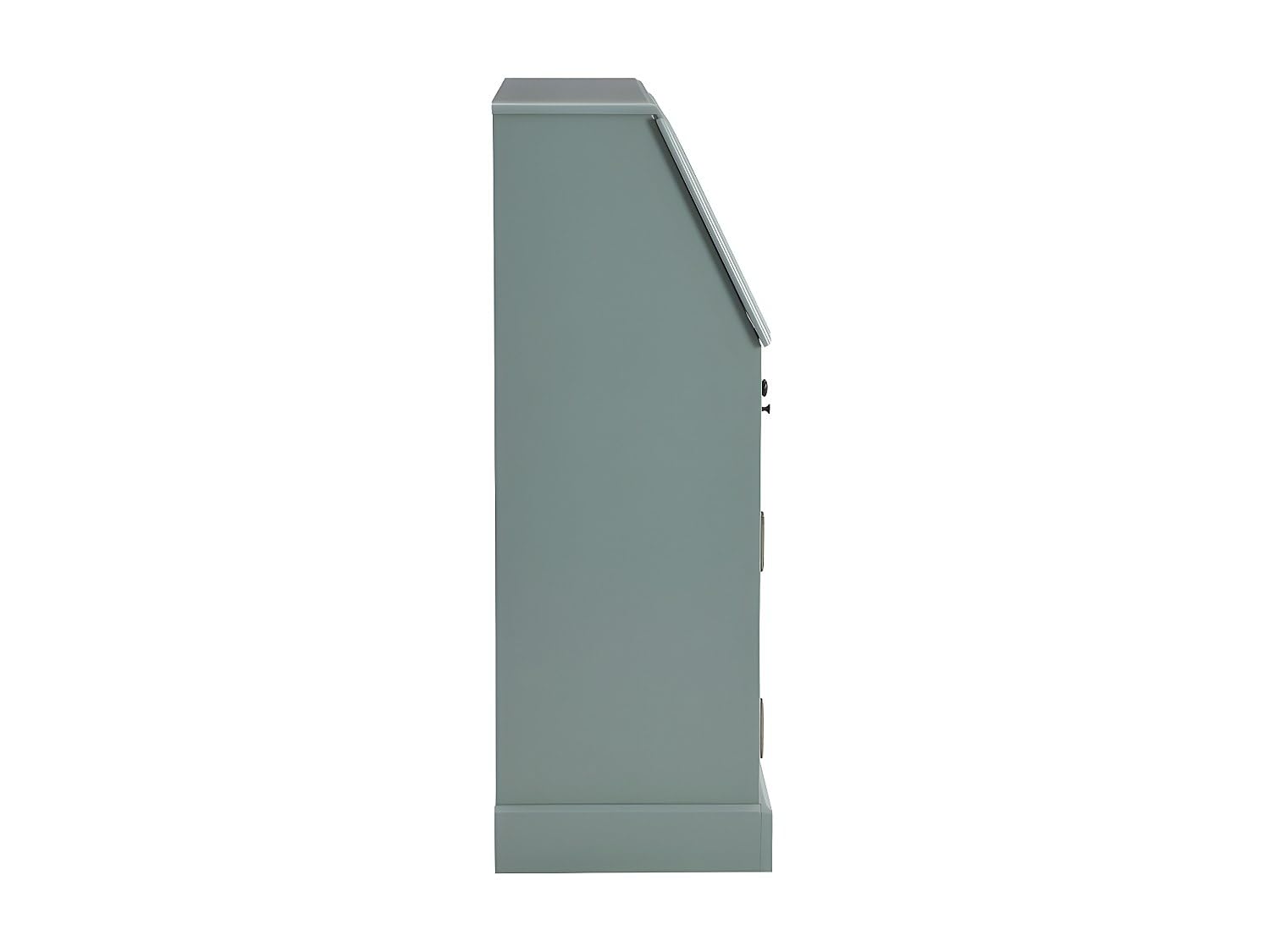 Vente-unique Sekretär - MDF & Kiefernholz - Mandelgrün - CLEORE