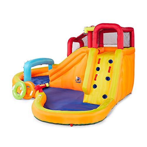 kahuna twin falls inflatable water slide