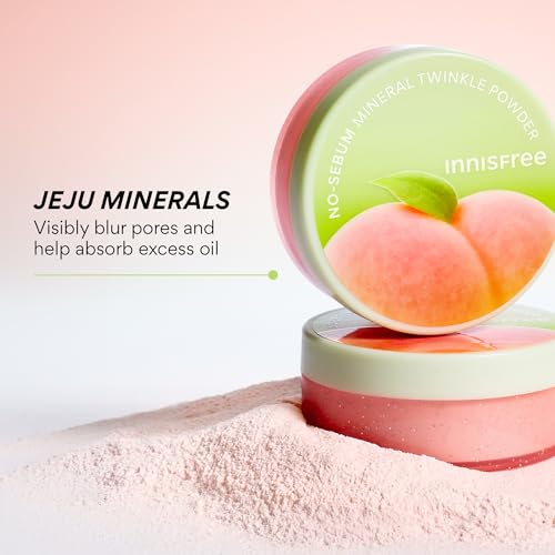 Image of innisfree No Sebum Matte Mineral Powder | Korean Loose Setting Powder for Oil & Shine Control | Blurs Fine Lines & Imperfections | Lightweight, Natural Finish | Available In Jumbo & Pressed Powder