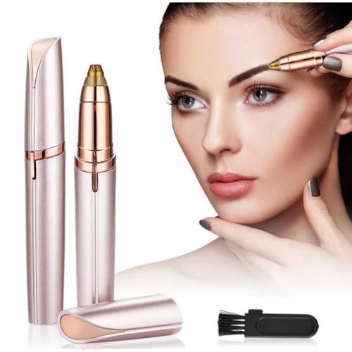 Caneta Depiladora Facial Aparador de Sombraselhas Indolor Recarregável Design Elegante e Portátil Ca