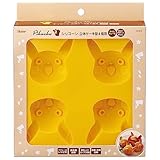 スケーター(Skater) シリコン製 やきやき ミニ マドレーヌ型 4個セット ケーキ型 お菓子型 ポケットモンスター ピカチュウ SLM4-A
