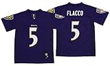 Outerstuff Baltimore Ravens NFL Boys Youth Joe Flacco #5 Mid-Tier Jersey, Large (14-16)