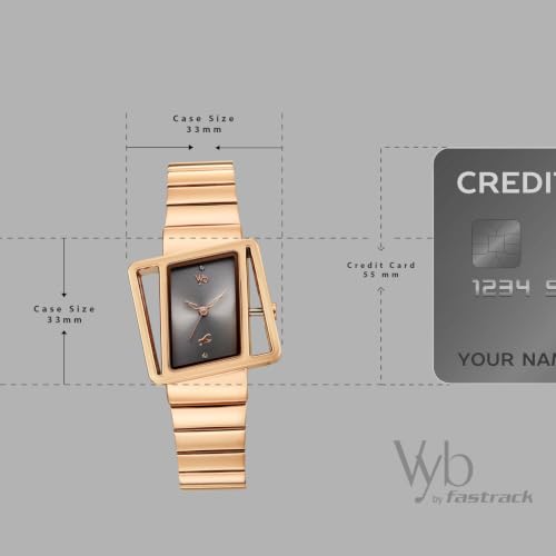 Image of Fastrack Vyb Runway Quartz Analog 3 Hands Watch for Girls