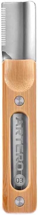 MPP Pro Quality Stainless Steel Durable Wood Handle Dog Groomers Stripping Knives (Coarse)